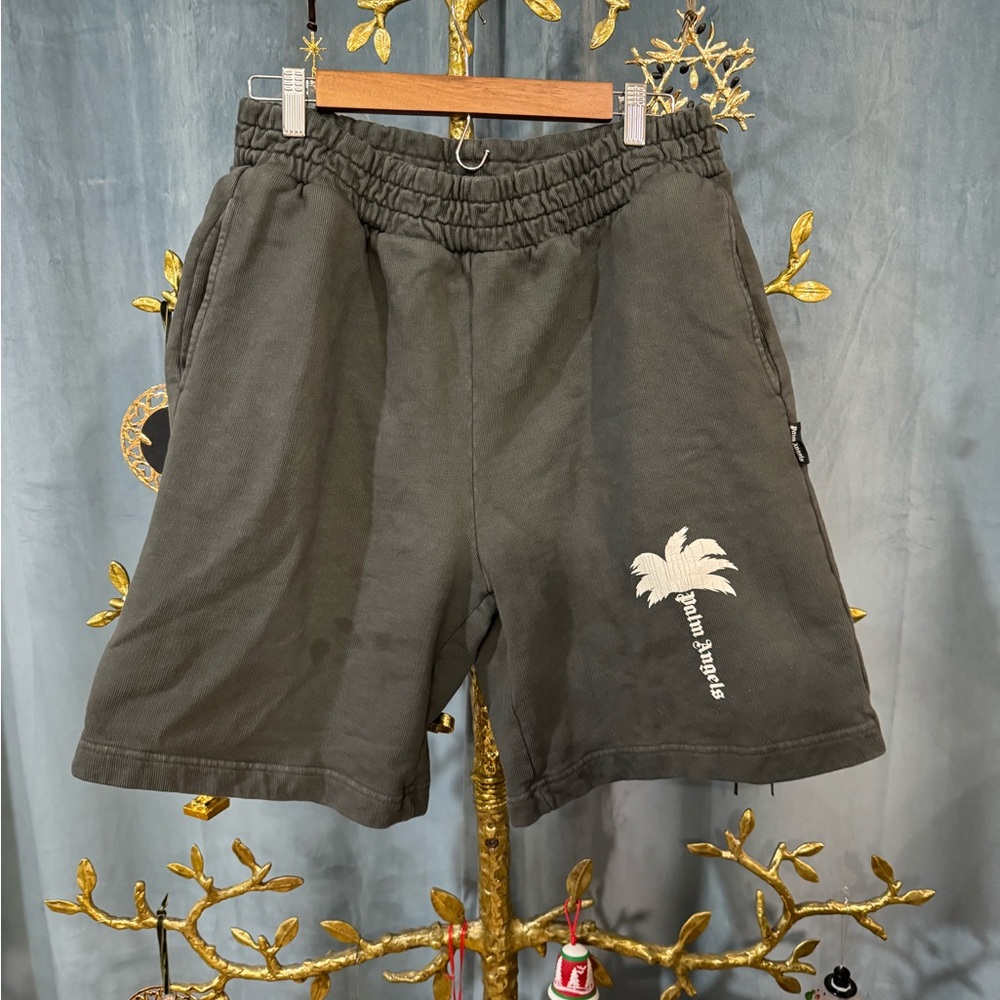Palm angels green shorts